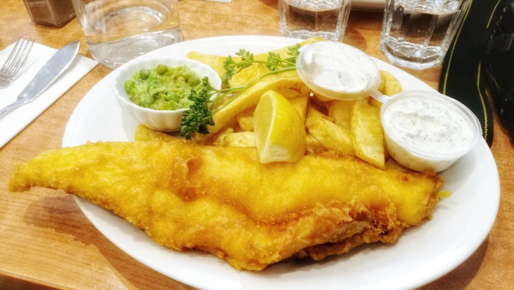 Le fish and chips de chez Rock and sole Place à Londres, un délice