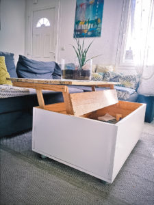 DIY : Créer sa table basse et le mécanisme relevable