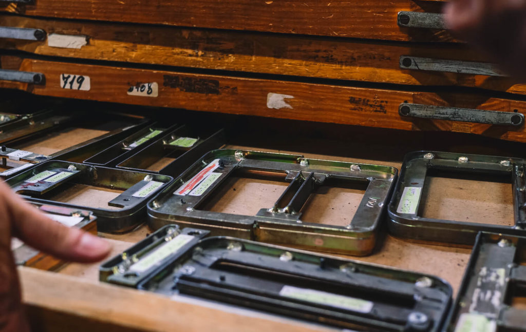 Les emporte-pièces créés sur mesure pour la coupe du cuir des Ateliers Fourès à Graulhet